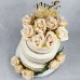 Flower -  Semi Naked 3 Tier Cake Flowers Silk (D, V, 3L)